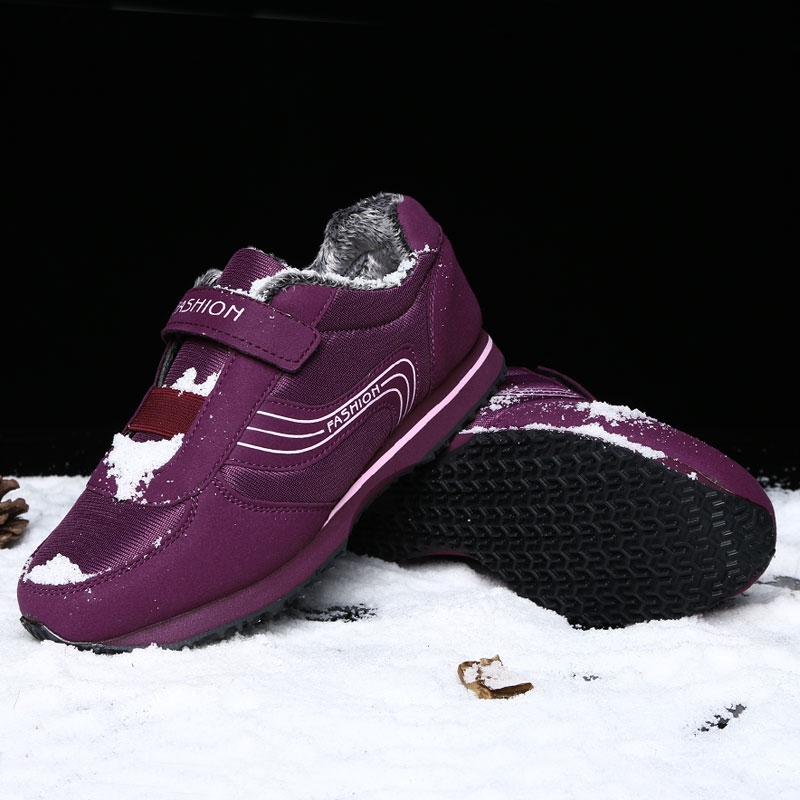 老人鞋加棉保暖健步鞋加绒款35-41