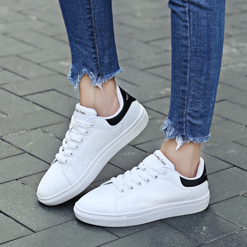 皮面小白鞋女鞋运动鞋3色
