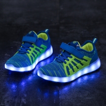 飞织LED灯鞋发光鞋儿童运动鞋p69