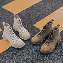 新款秋冬季战狼靴马丁靴男帆布，控价不可低于148-158