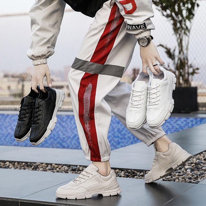 步云-9825 爆款熊猫运动鞋韩版网红潮鞋梅西同款男鞋小白鞋
