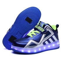 可拆卸轮子鞋LED充电款
