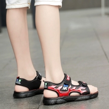 天子鞋业 夏季新款韩版儿童运动休闲凉鞋真皮沙滩鞋