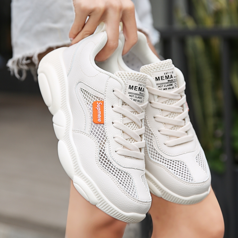 夏季网布透气小熊底休闲运动鞋