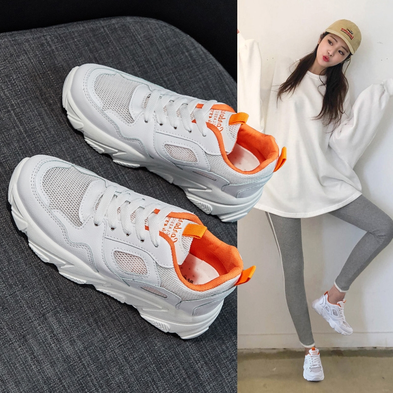 【锡兰王子-H102】ins韩版爆款运动风增高女鞋-42元