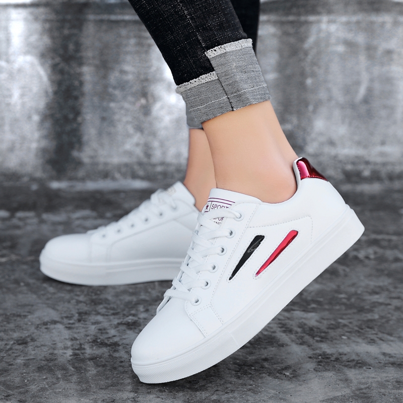 时尚休闲运动超纤皮小白鞋35-40批46 40-44批48