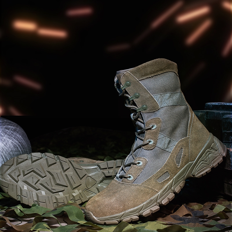 DX8军靴男作战靴沙漠靴主推优惠欢迎来谈  外观专利，模仿必究