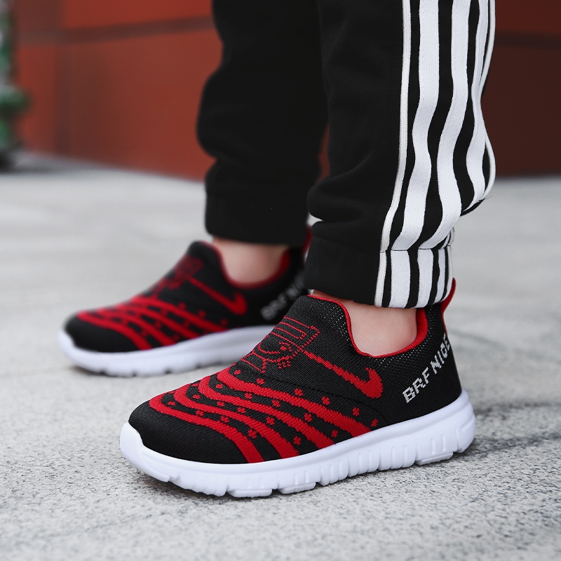 1901秋季爆米花飞织童鞋毛毛虫10个色25-31码