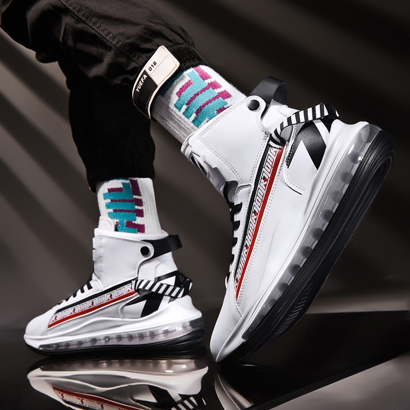 永迈 1930内有视频冬季高帮气垫潮男鞋39-44 P78