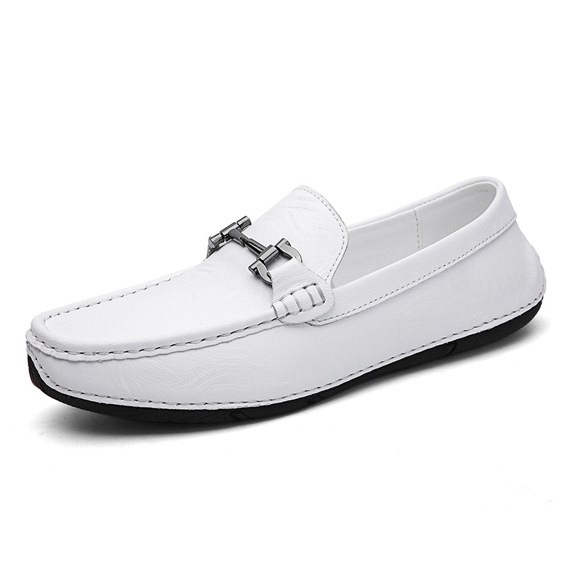 999惠安鞋 真皮豆豆鞋休闲低帮男鞋1719 38-44