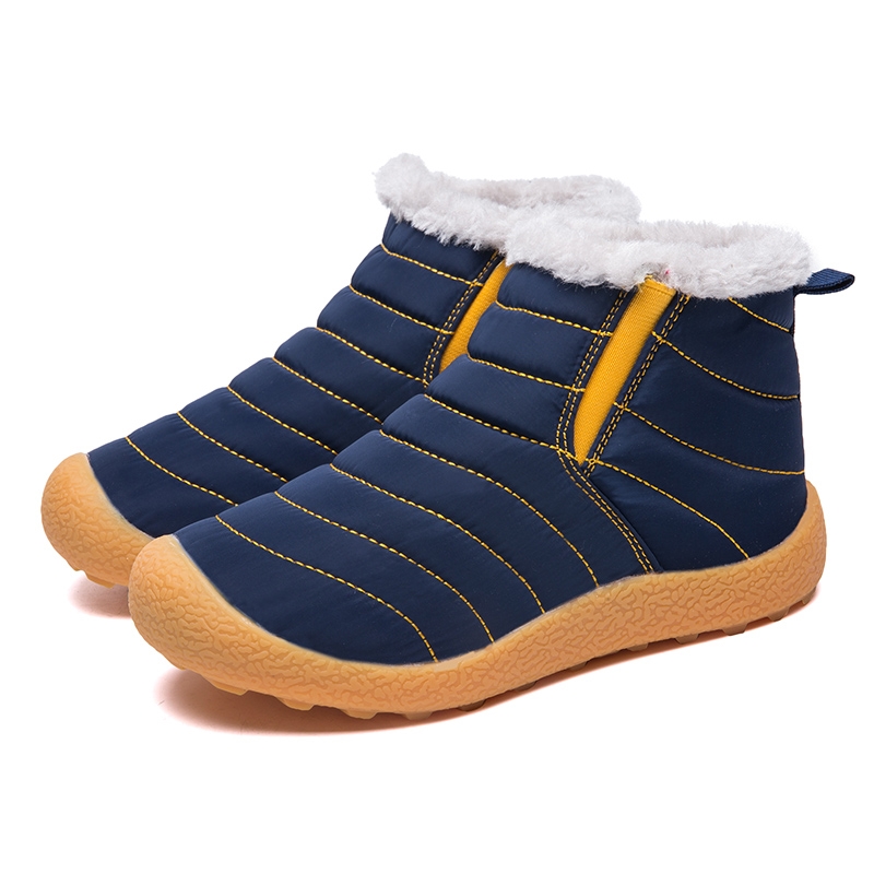 冬季儿童新款加绒保暖防水防滑休闲鞋棉靴