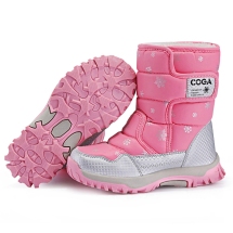 冬季新款女童防水保暖雪地靴