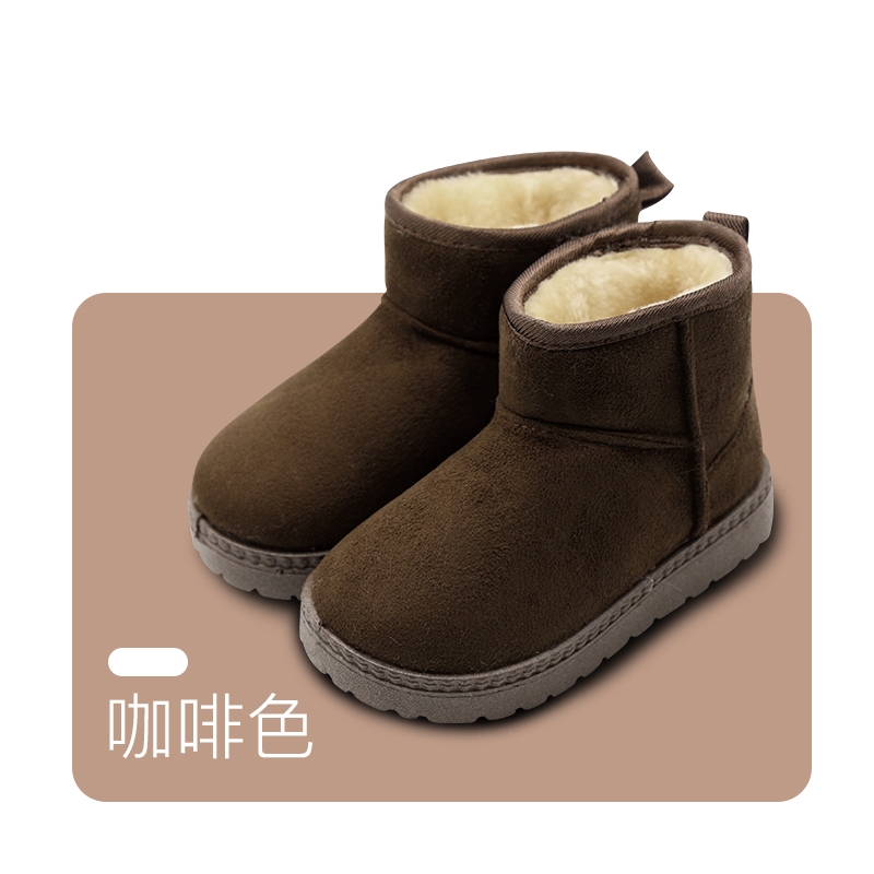 冬季儿童新款加绒保暖防滑运动休闲鞋棉靴