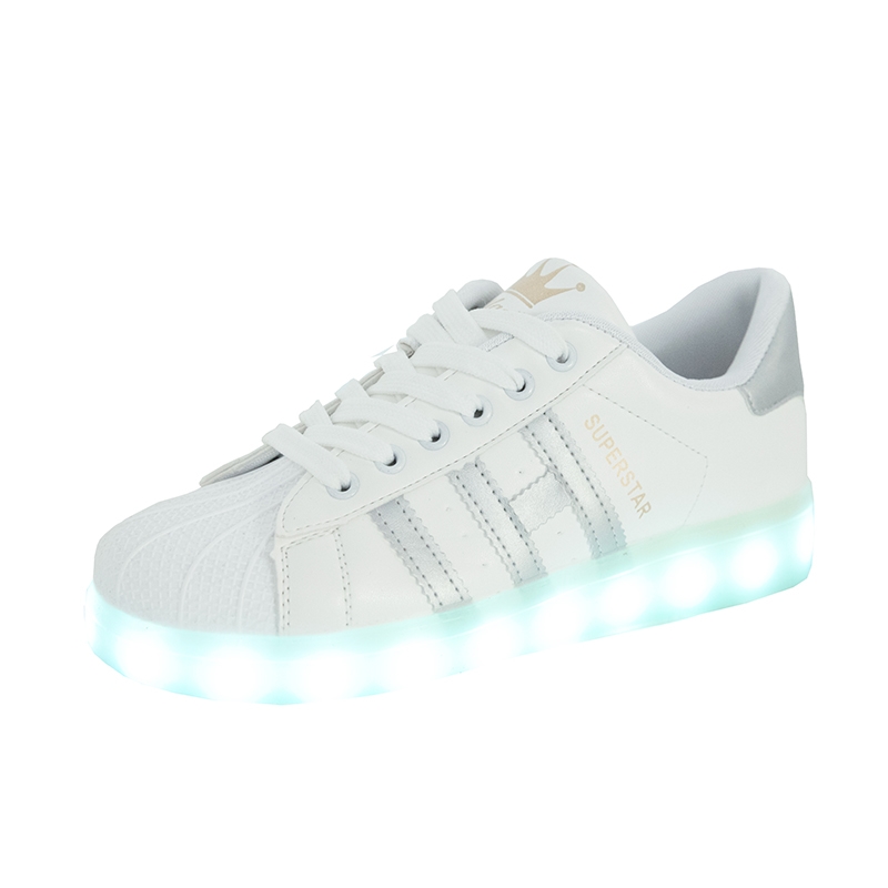 发光鞋 荧光鞋 情侣鞋 板鞋 单鞋USB充电鞋 LED灯鞋