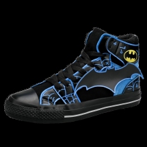飞潮鞋业-D75漫威联名款蝙蝠侠AJ高帮鞋