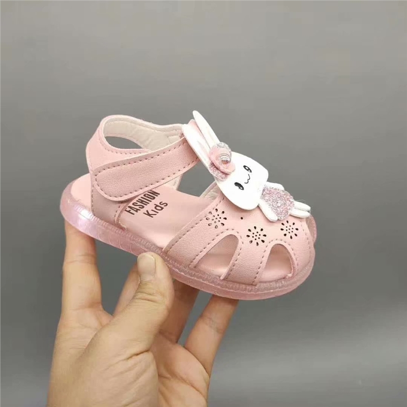 新款宝宝可爱兔子学步婴儿凉鞋批发