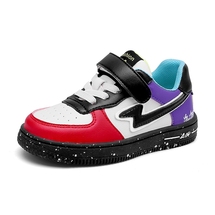 儿童运动鞋2020新款潮春秋季透气童鞋男童板鞋拼色夜光女童休闲鞋