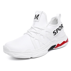 翼途（18095）新款超纤运动潮鞋男鞋 黑色 红色 白色38-45码，有视频，价格58