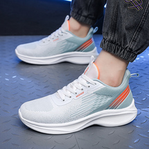 旭阳鞋业-2291，电商跨境春款新款厚网飞织运动休闲鞋