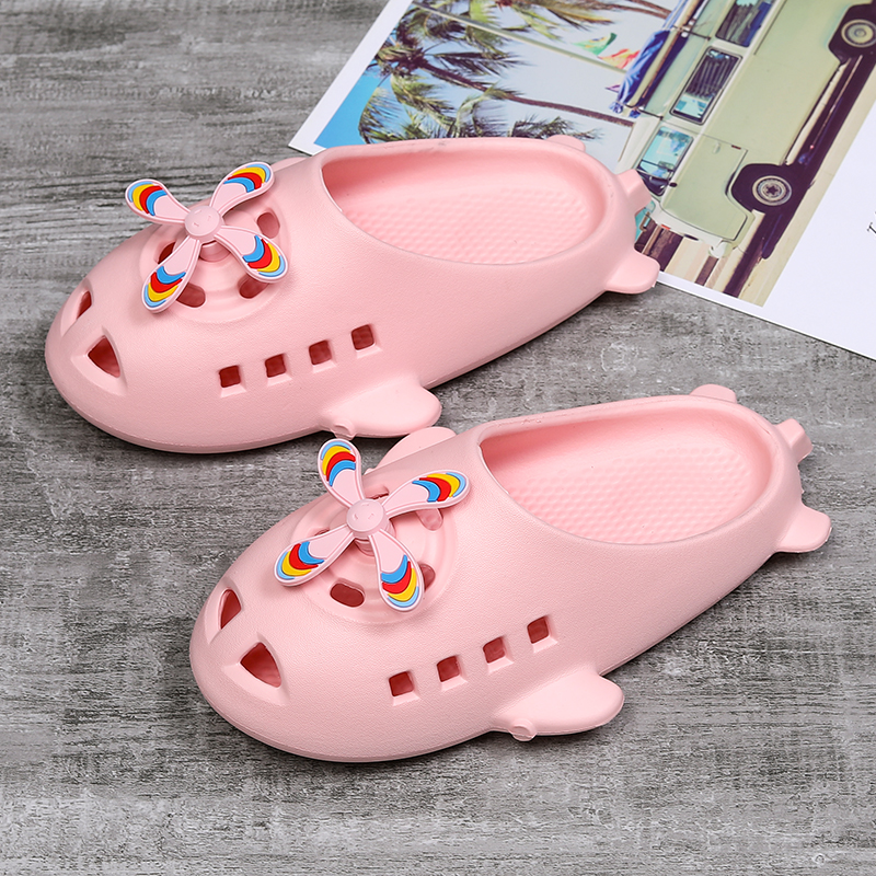 旭阳鞋业-Z20，高品柔软EVA卡通直升飞机儿童拖鞋