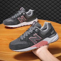 旭阳鞋业-NB999-5，新百伦最新色-头层皮女款跑步鞋