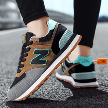 旭阳鞋业-NB574-8，头层皮新百伦情侣款运动鞋-跑步鞋