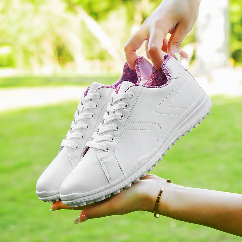 新款高尔夫女鞋时尚休闲小白鞋20801