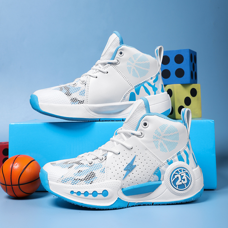 巴布猴 8809 儿童篮球鞋运动鞋 31-38 P51