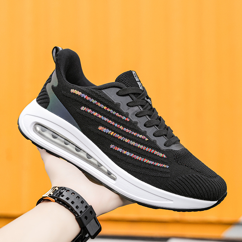 杜狄幕717主推联系新款大码飞织大气垫运动鞋潮鞋39-46