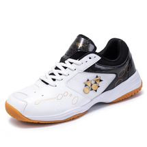 杜狄幕318 新款超纤水晶镜面羽毛球鞋网球运动鞋