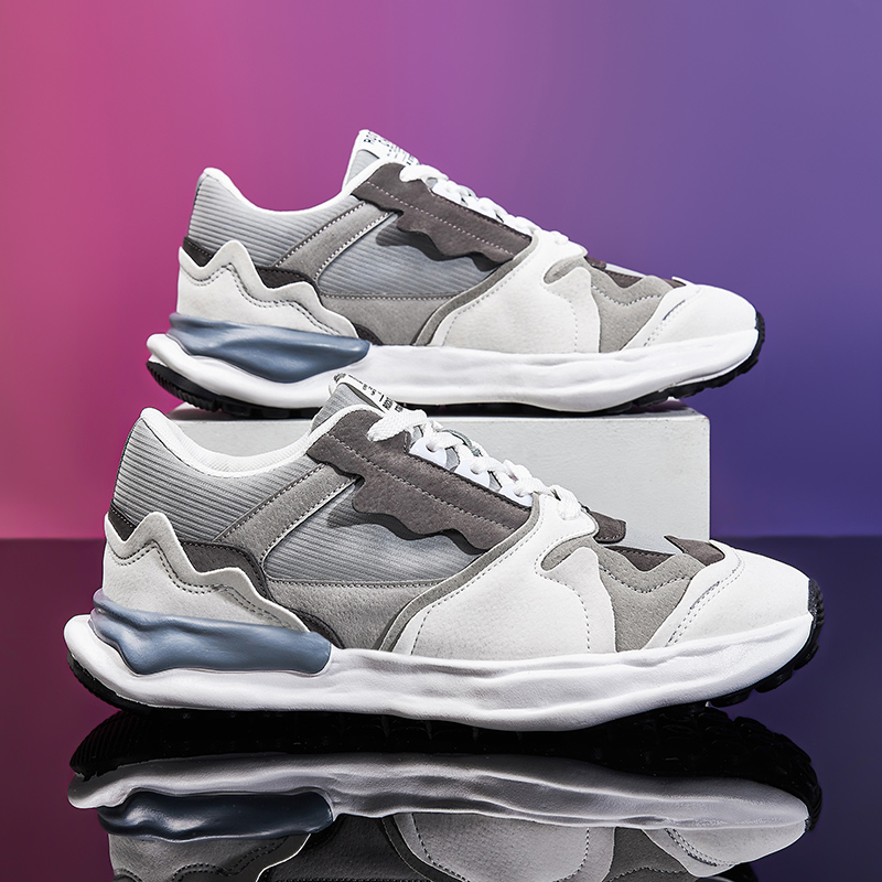 嘉航8030休闲运动潮流男鞋溶解鞋港风网面老爹鞋39-44