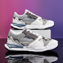 嘉航8030休闲运动潮流男鞋溶解鞋港风网面老爹鞋39-44