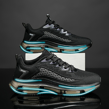 嘉航 8021跨境超轻版本大码双气垫男鞋 带视频