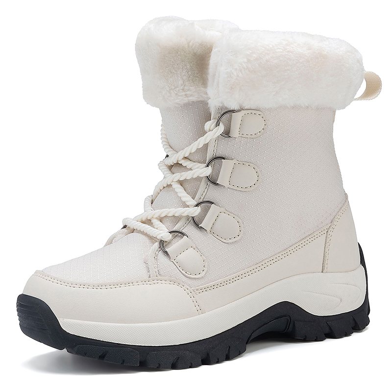 冬季加绒雪地靴 高帮保暖户外鞋