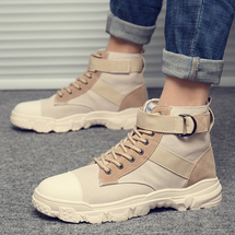 新款马丁靴高帮徒步鞋登山鞋工装鞋