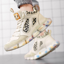 秋冬季情侣新款老爹鞋夜光潮鞋亚马逊跨境大码休闲鞋百搭运动男鞋