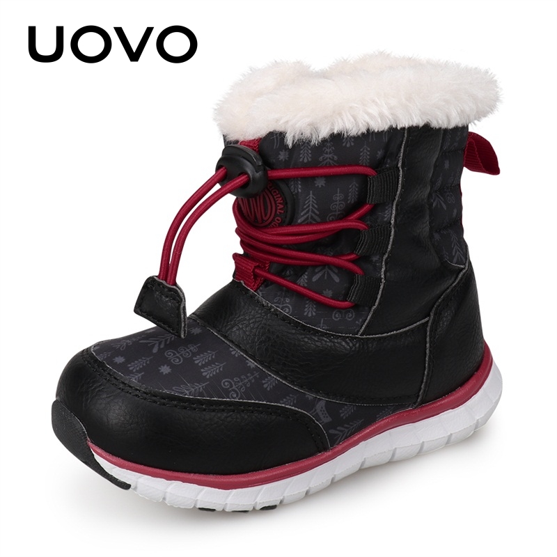 UOVO 冬季 柏林 棉鞋 靴  丹尼尔 跨境 防泼水滑雪布+仿绒超纤