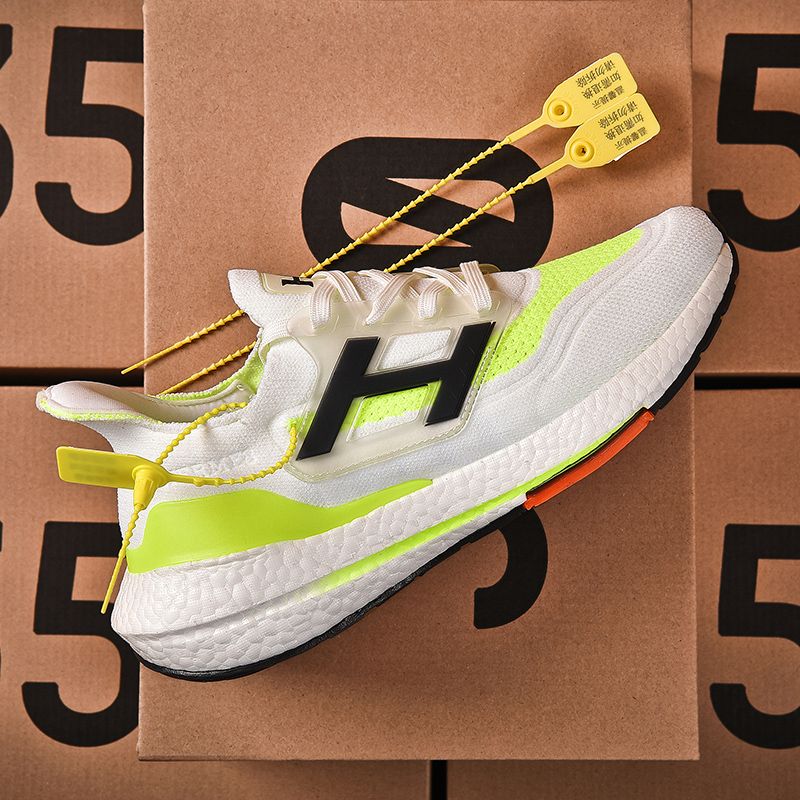直播爆款阿迪男鞋21新款boost跑步休闲鞋36-45