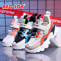 ABC JOY儿童鞋子男2021春秋新款透气飞织运动鞋中大童学生跑步鞋