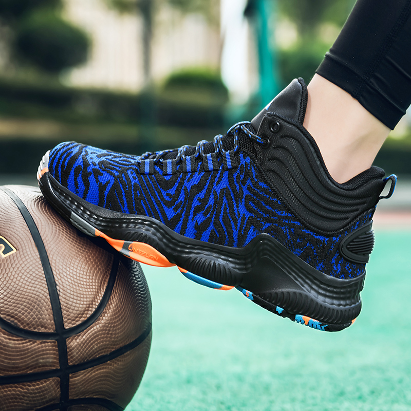 篮球鞋摩擦有声音MD+RB飞织透气支持一件国内代发跨境代发