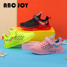 ABC JOY男女童夏季网鞋透气2021新款中大童运动鞋男孩镂空椰子鞋潮
