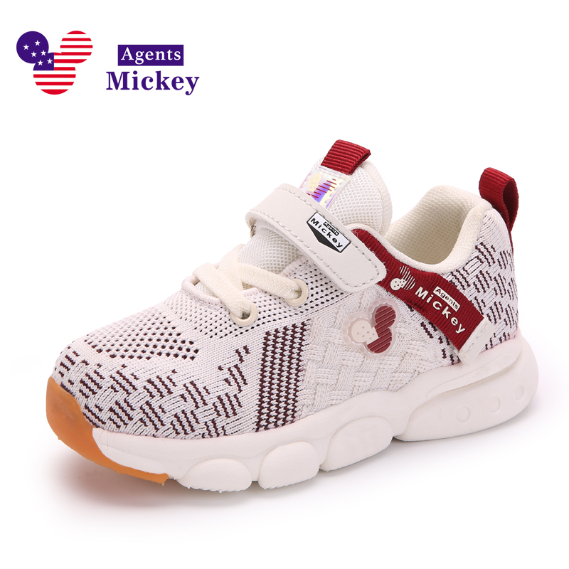 米奇特工AGENTS MICKEY童鞋新款飛織休閑鞋 控69