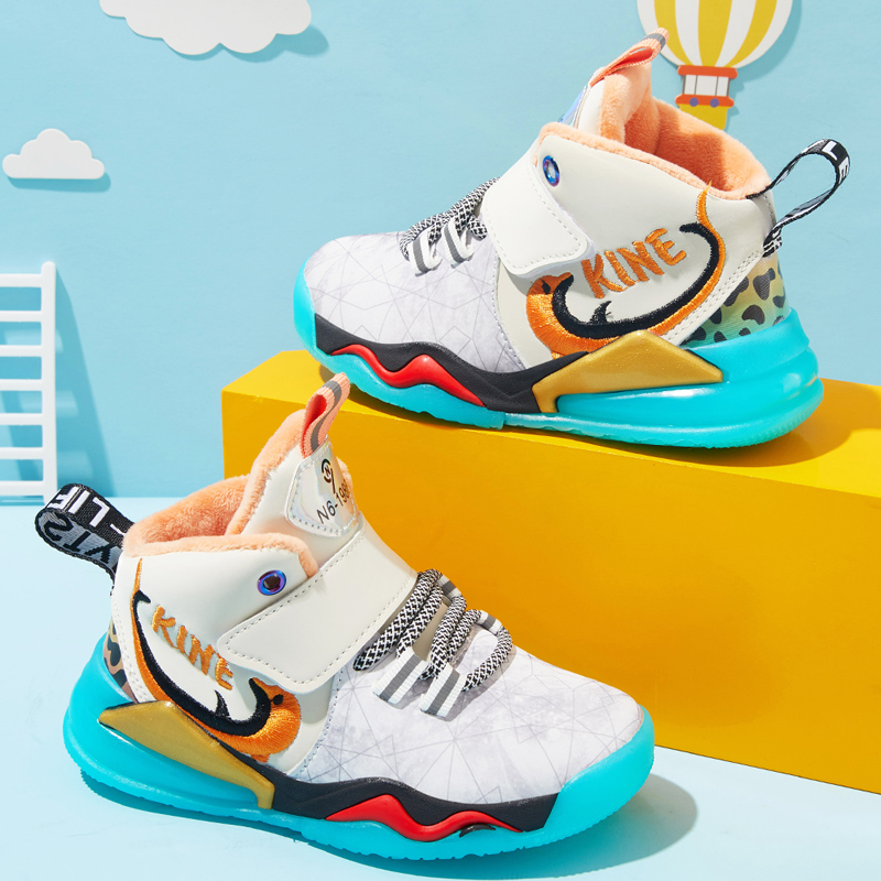 新款儿童二棉篮球鞋27-37码