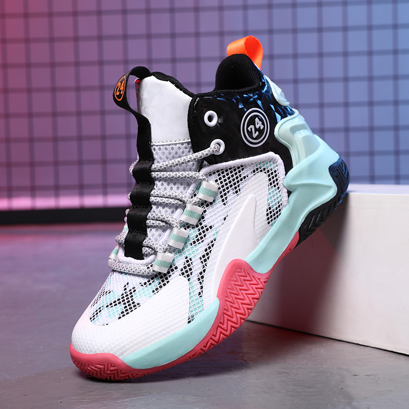 冠龙工厂直销8088新款运动跑步篮球童鞋跨境大码爆款P44