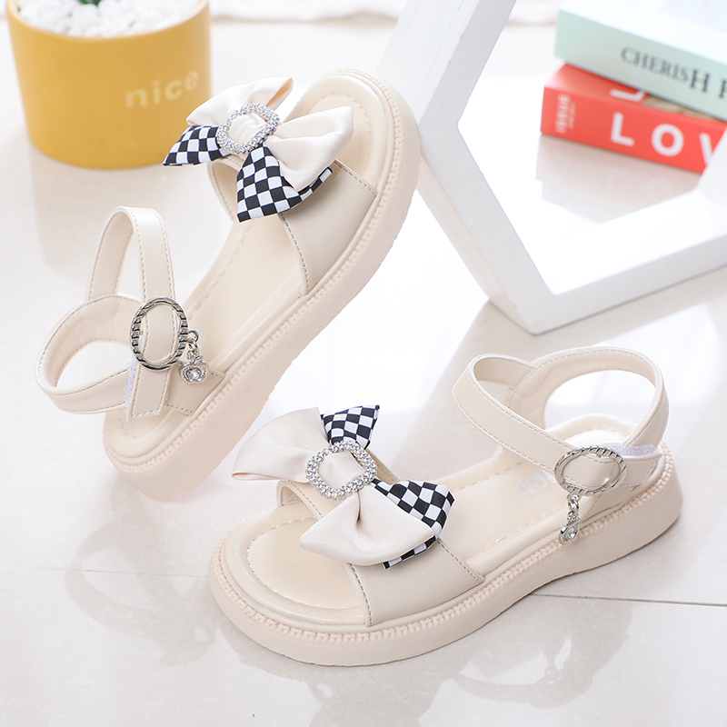 夏季女童凉鞋女孩子公主沙滩鞋儿童2022年新款夏中大童软底宝