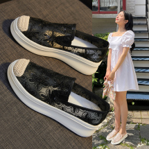 【起点女鞋C-3】2022渔夫鞋透气镂空休闲女鞋