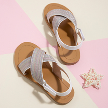 22Kids summer新款夏季公主平底凉拖鞋女童鞋gir