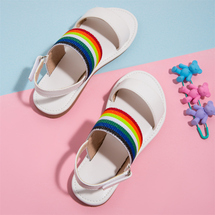 2022夏季新款女童鞋平底凉鞋时尚简约大方高档韩版公主女童鞋