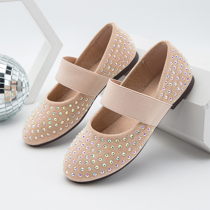 2022新款韩版可爱公主女童单鞋平底简约时尚风格童鞋