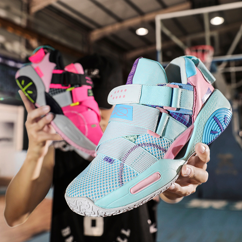 冠龙工厂直销V2-1新款系列篮球鞋 MD+橡胶底会响跨境大码